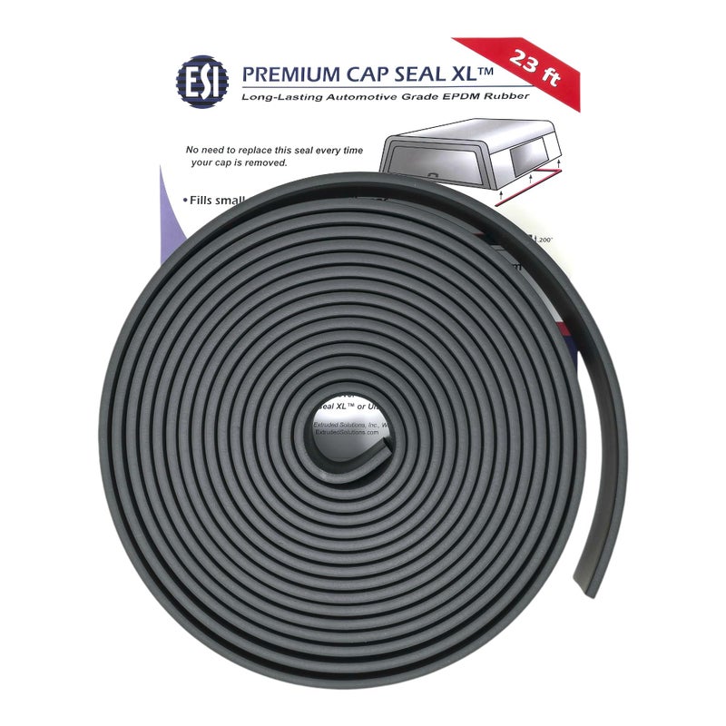ESI Premium Cap Seal XL 23 FT (2" Width x .200" Height x 23' Length) EPDM Rubber for Caps 200 lbs or Less - Image 1
